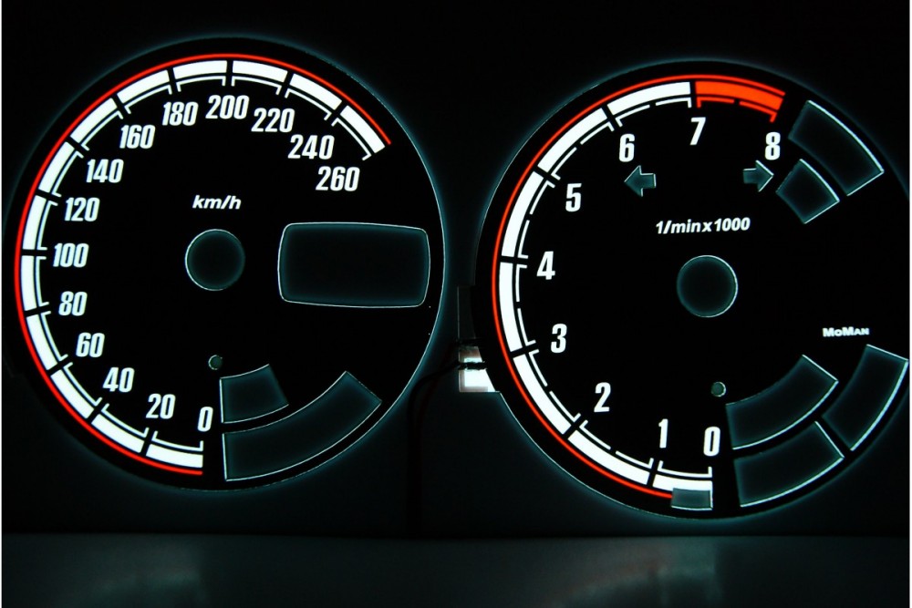 Тюнінгові шкали приладів Alfa Romeo 156 варіант 1