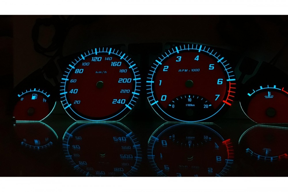 Тюнінг накладки на панель приладів BMW E46 версія 6