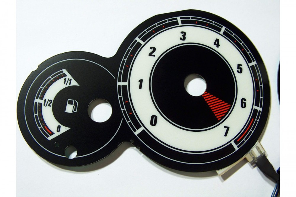 Накладки на шкали приладів Citroen Berlingo вар. 2