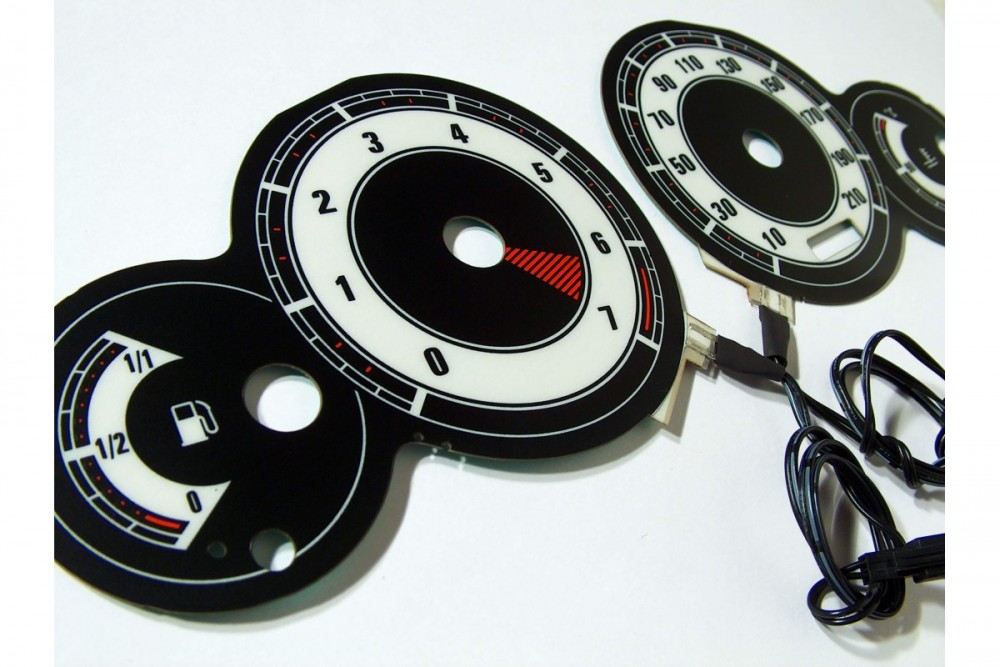 Накладки на шкали приладів Citroen Berlingo вар. 2