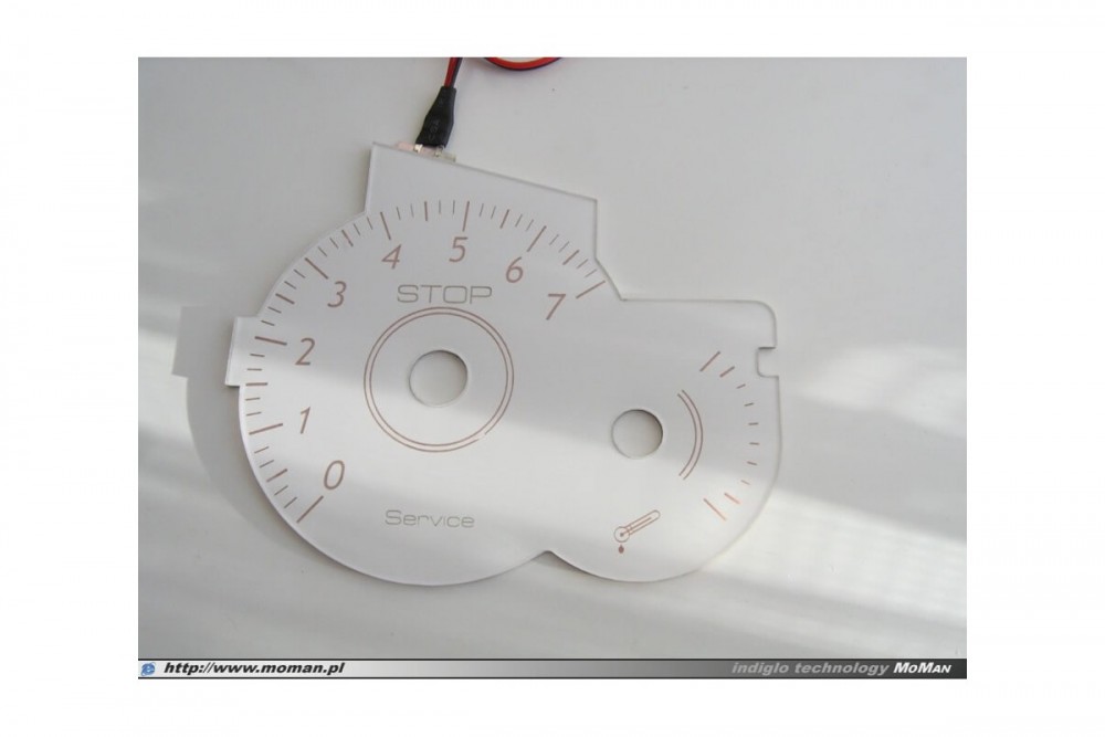 Тюнінгові накладки на шкали приладів Citroen C5 вар. 2