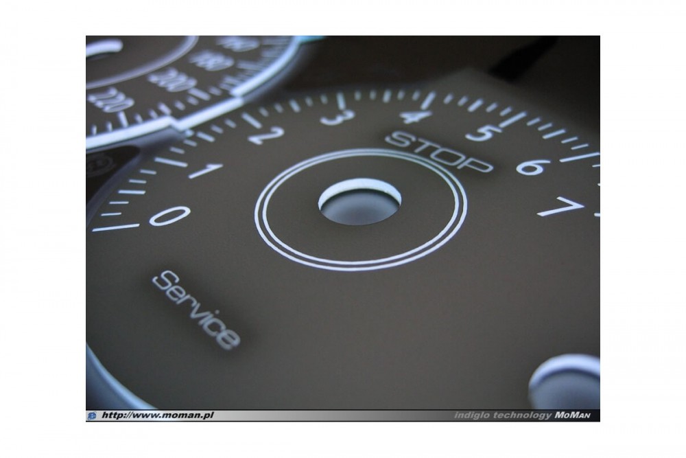 Тюнінгові накладки на шкали приладів Citroen C5 вар. 2