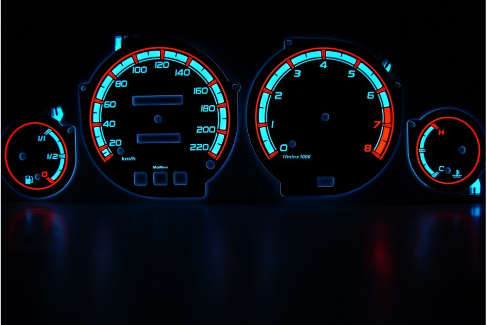 Тюнінгові накладки на панель приладів Daewoo Leganza вар. 1