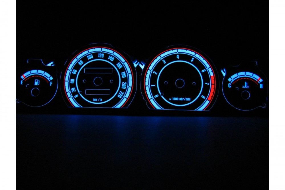 Накладки, що світяться в щиток приладів Daewoo Nubira I