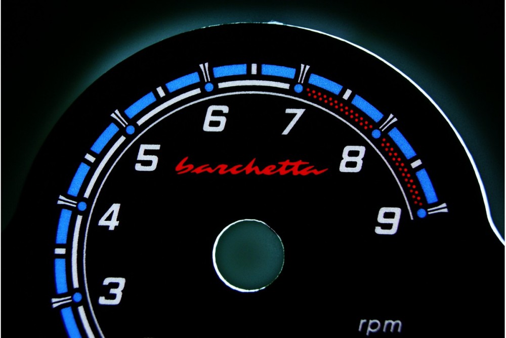 Тюнінгові накладки на шкали приладів Fiat Barchetta варіант 2