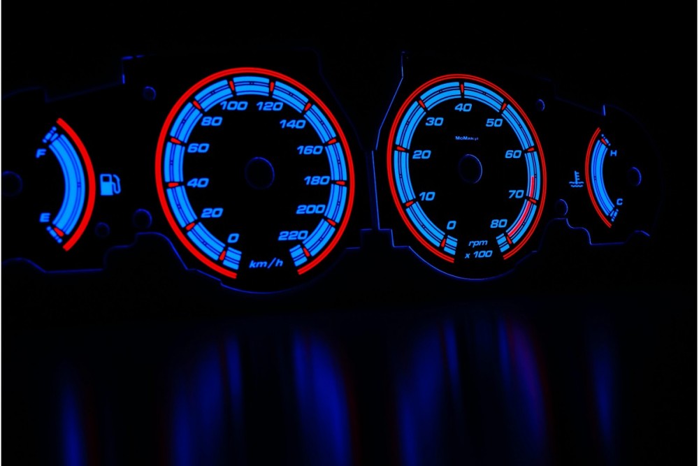 Тюнінгові накладки на шкали приладів Fiat Bravo, Brava, Marea версія 1