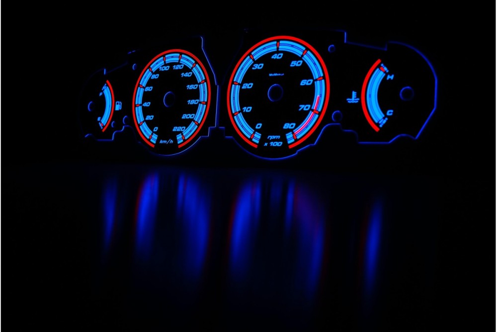 Тюнінгові накладки на шкали приладів Fiat Bravo, Brava, Marea версія 1