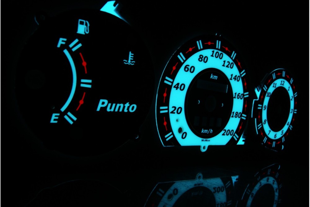 Накладки на панель приладів Fiat Punto I вар. 1