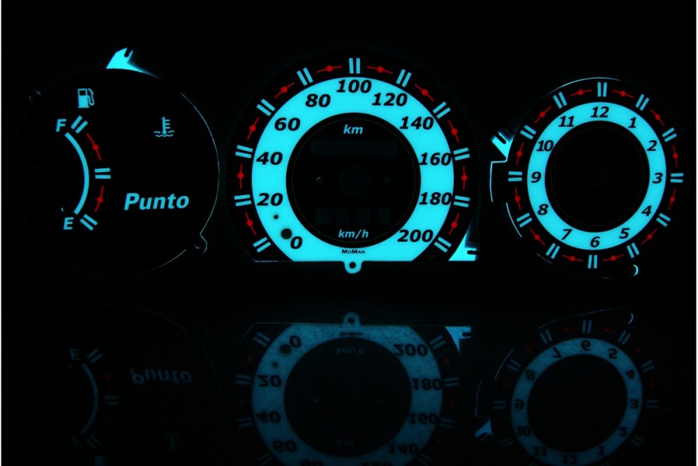 Накладки на панель приладів Fiat Punto I вар. 1