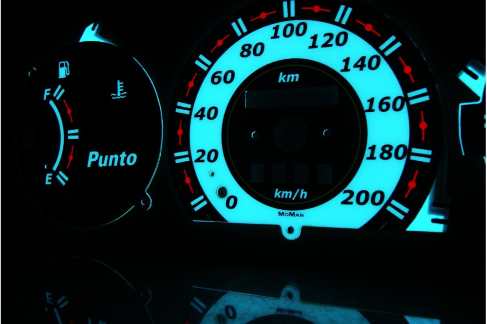 Накладки на панель приладів Fiat Punto I вар. 1
