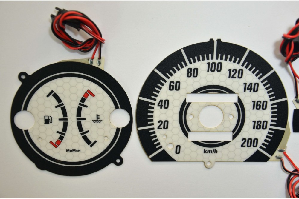 Тюнінгові накладки в щиток приладів Fiat Punto I вар. 2