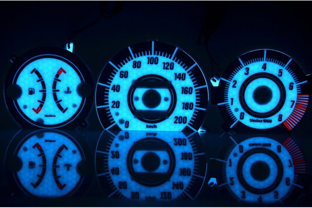 Тюнінгові накладки в щиток приладів Fiat Punto I вар. 2