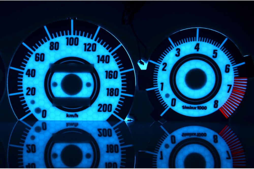 Тюнінгові накладки в щиток приладів Fiat Punto I вар. 2