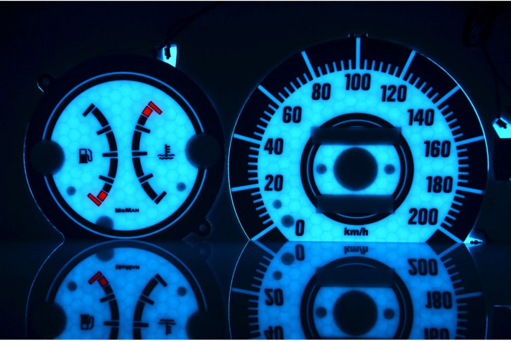 Тюнінгові накладки в щиток приладів Fiat Punto I вар. 2