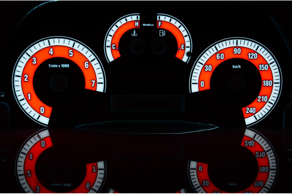 Плазмові накладки у щиток приладів Fiat Punto 2 вар. 2