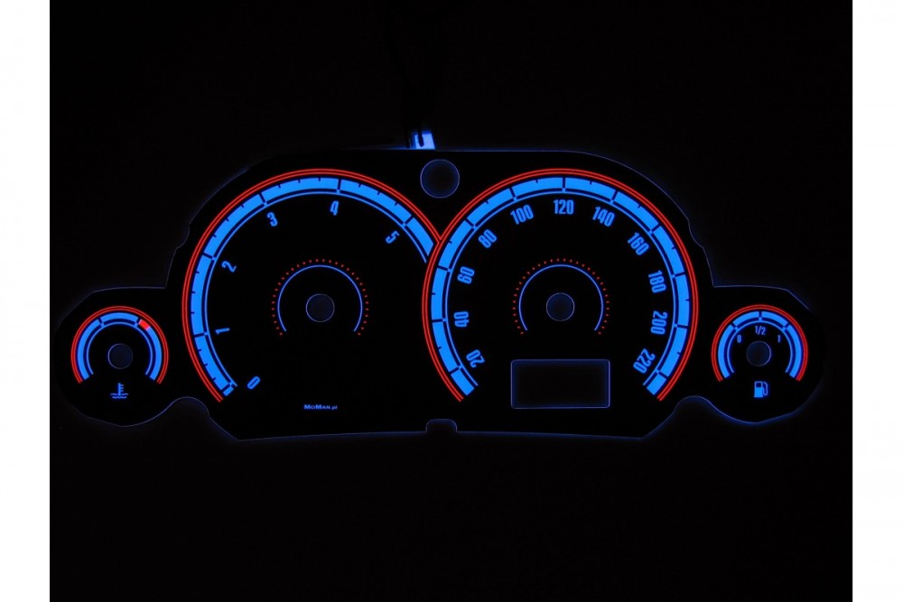 Тюнінгові накладки у щиток приладів Ford Focus 1 вар. 1