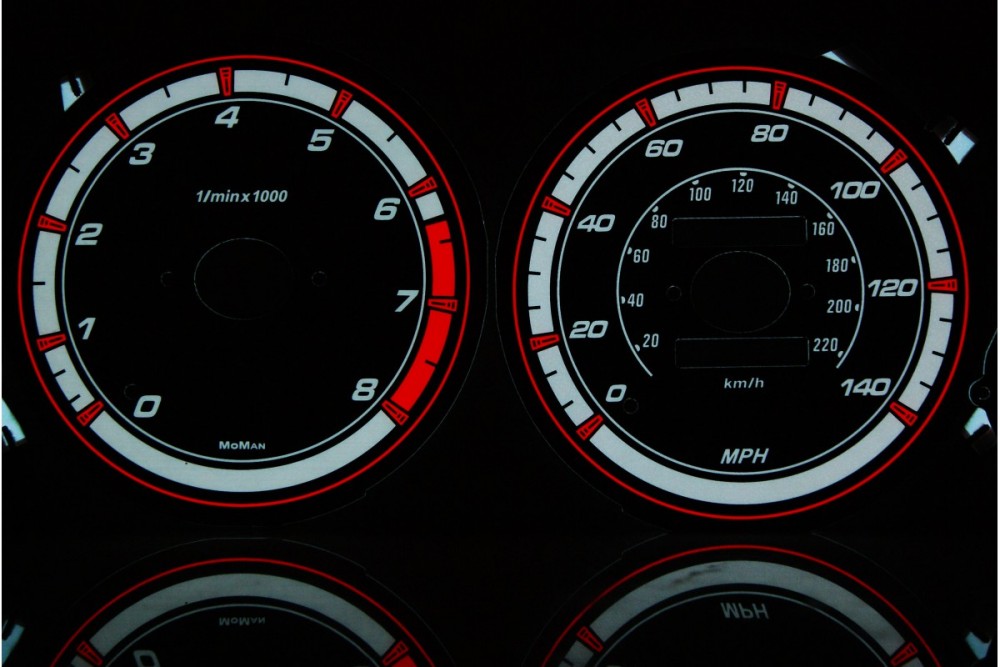 Тюнінгові накладки на панель приладів Honda Accord 1993-1998 вер. 1