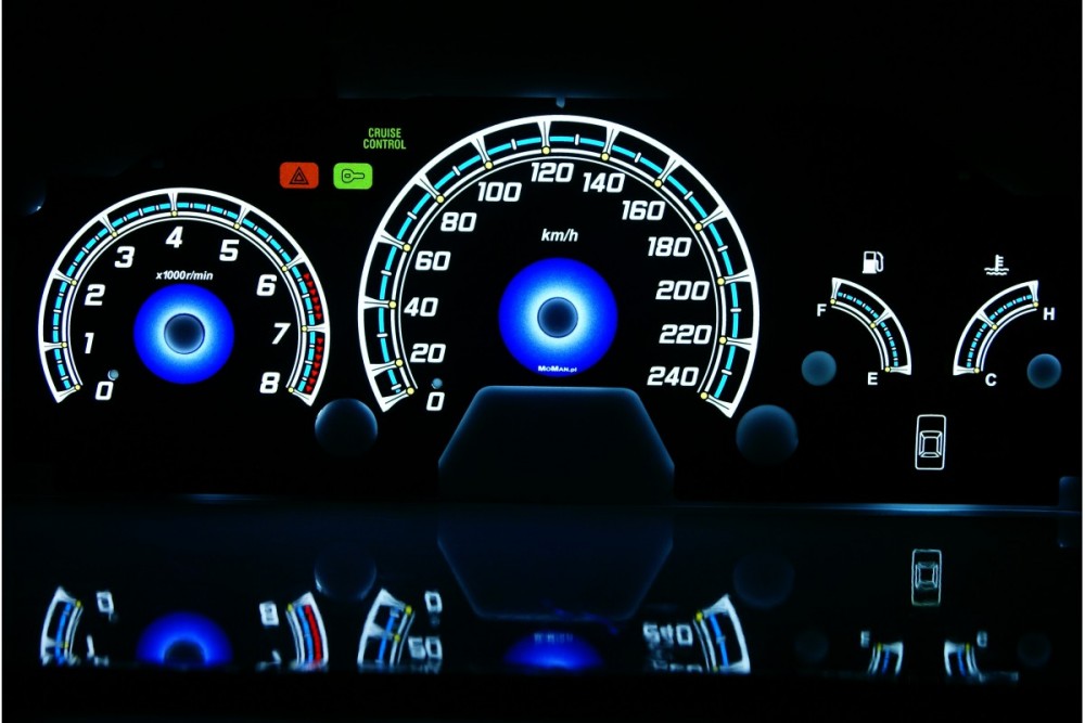 Плазмові накладки на панель приладів Honda Accord Coupe 1998-2002 вар. 1