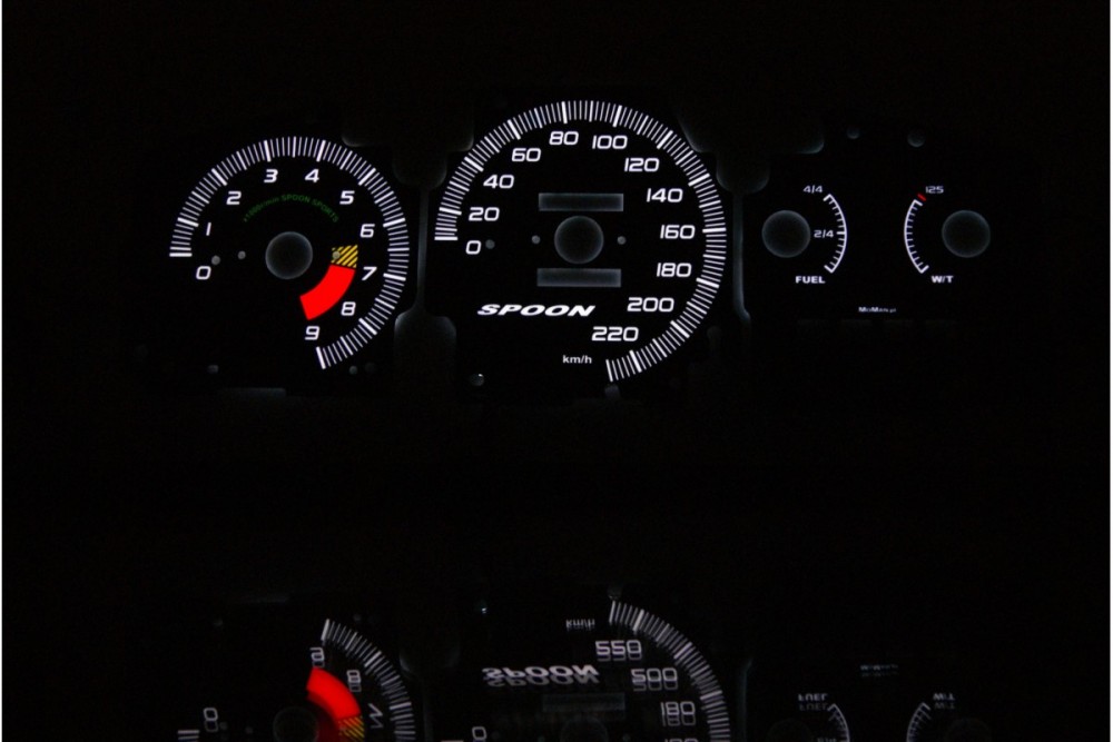 Накладки, що світяться в щиток приладів Honda Civic 1992-1995 стиль Spoon