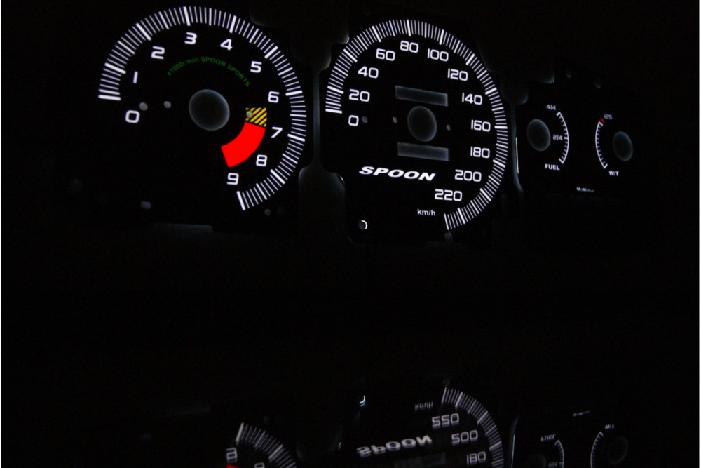 Накладки, що світяться в щиток приладів Honda Civic 1992-1995 стиль Spoon