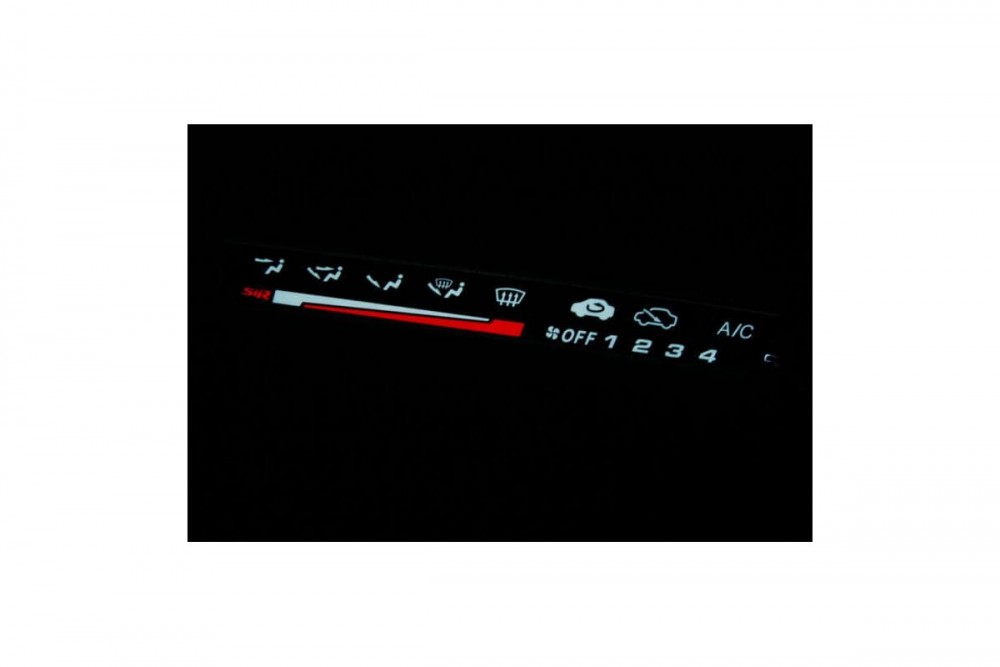 Тюнінгові накладки на панель керування обігрівачем Honda Civic 1992-1995