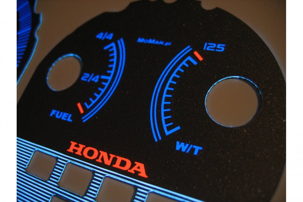 Накладки для тюнінгу щитка приладів Honda Civic 1992-1995 вар. 4