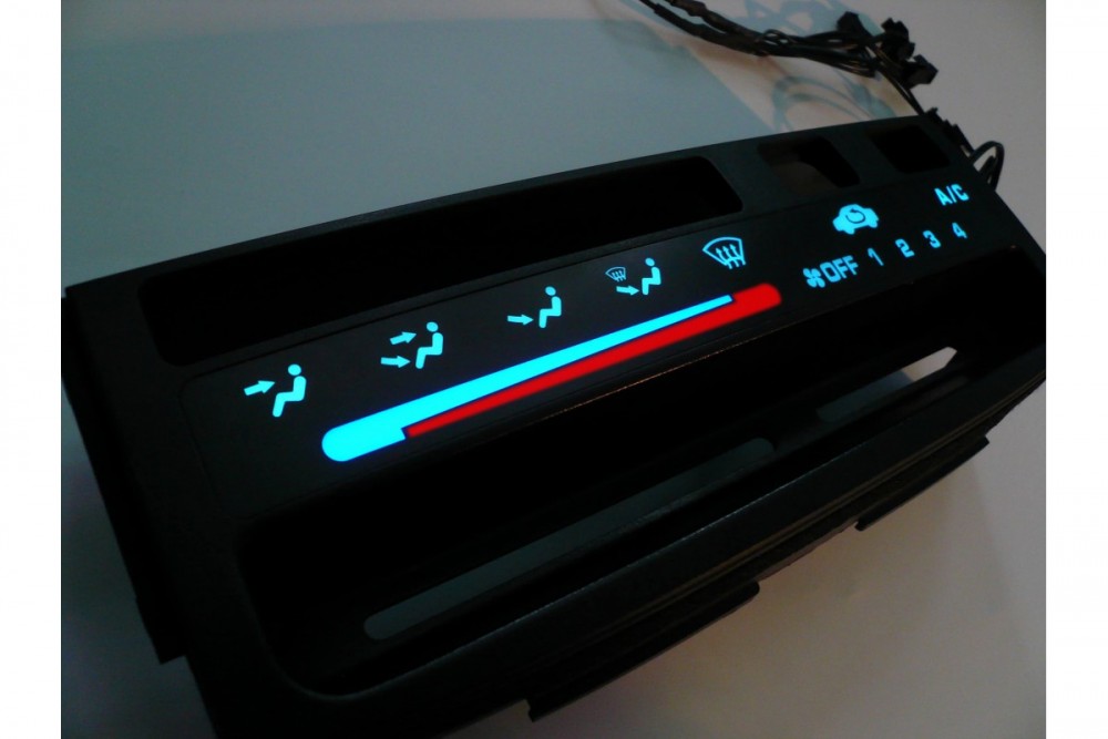 Накладка, що світиться, на панель пічки Honda Civic 1996-2000