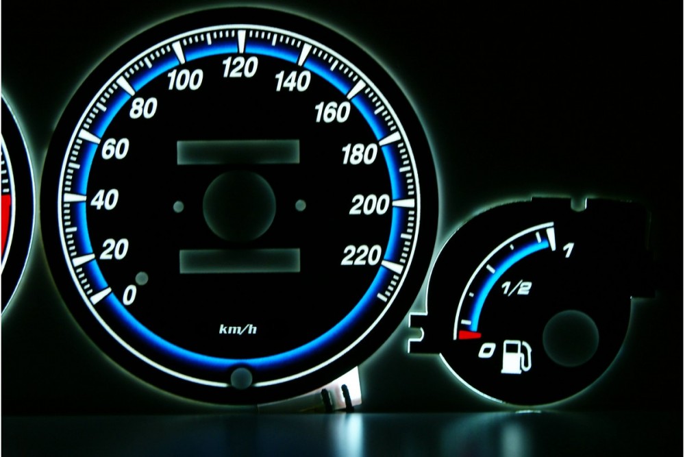 Тюнінгові накладки на панель приладів Honda Civic 1995-2000 5D вер. 2