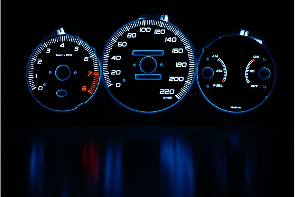 Тюнінгові накладки в щиток приладів Honda Civic 1996-2000 вер. 1