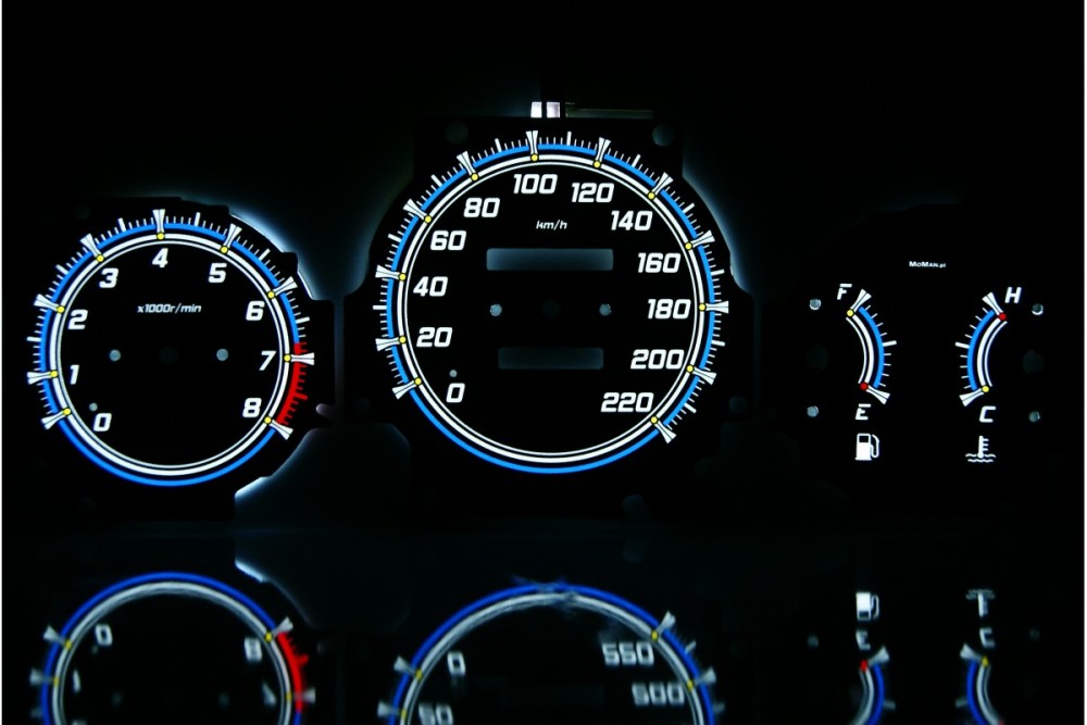 Плазмові накладки на панель приладів Honda Civic EJ9 1996-2000 вер. 4