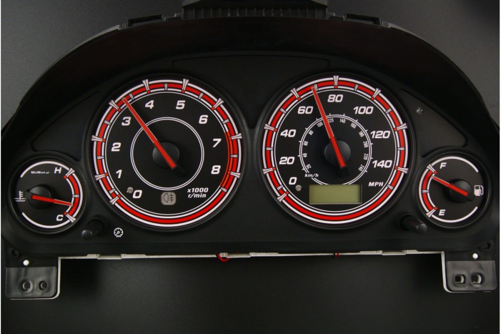 Накладки, що світяться, в щиток приладів Honda Civic 2001-2005 EM2 Sedan/Coupe вар. 2