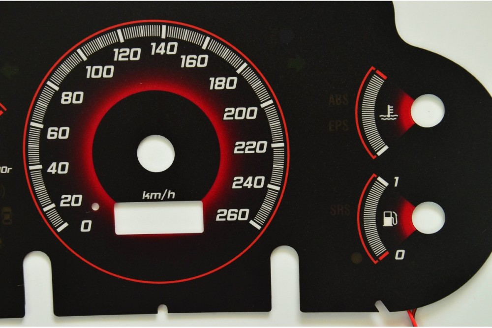 Тюнінгові накладки на панель приладів Honda Civic 2001-2005 вер. 3