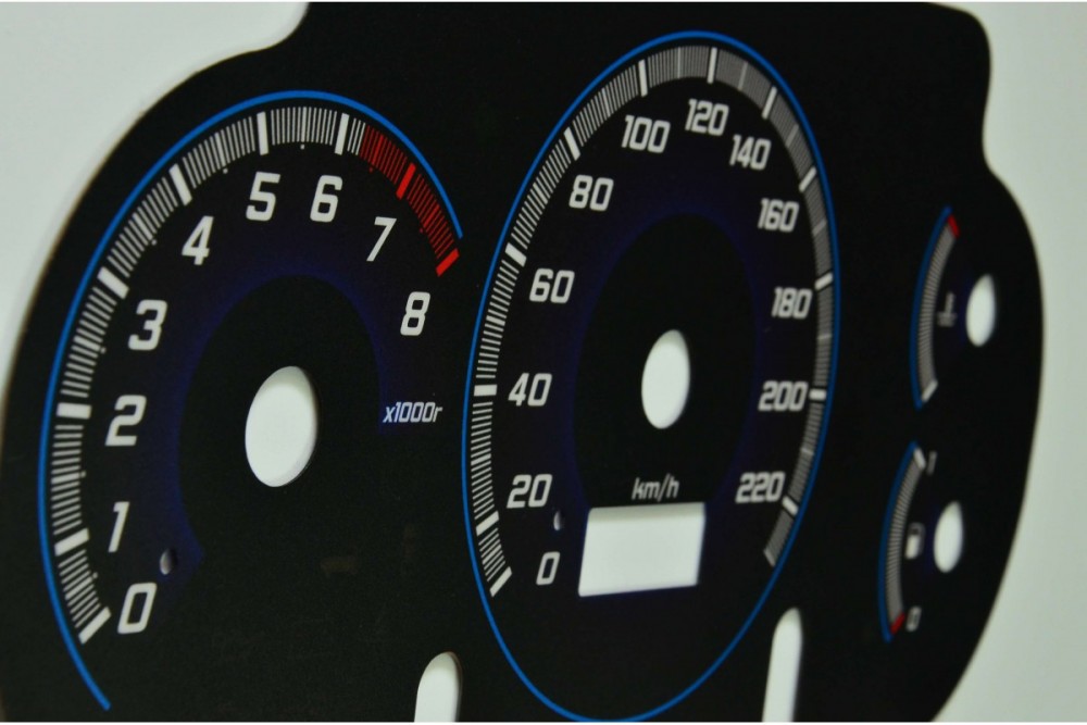 Тюнінгові накладки на панель приладів Honda Civic 2001-2005 вер. 3