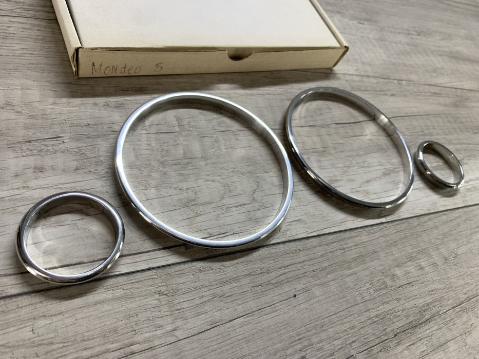 Хром кільця у щиток приладів Ford Mondeo MK3