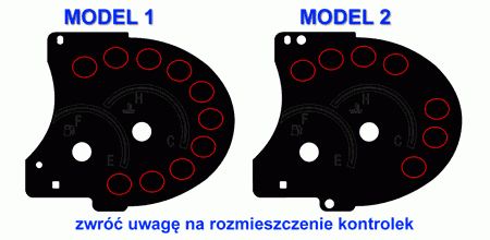 Накладки тюнінгові на панель приладів Hyundai Coupe 1996-2002 вар. 1