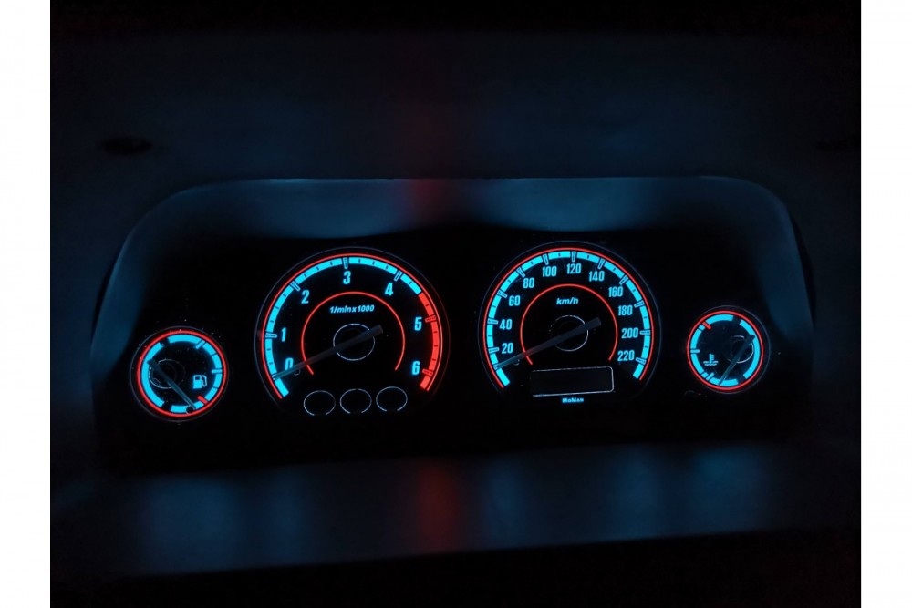 Светящиеся накладки на панель приборов Land Rover Freelander 1