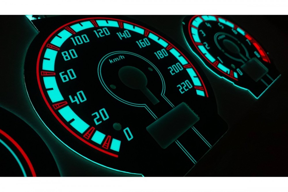 Тюнінгові накладки в щиток приладів Mazda 323F BJ 1998-2003