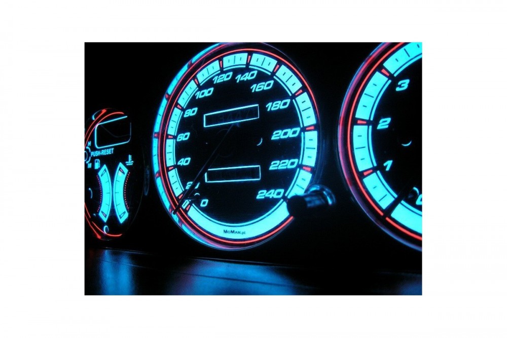 Накладки, що світяться, в щиток приладів MAZDA 323F BG / MX-3 вар. 1