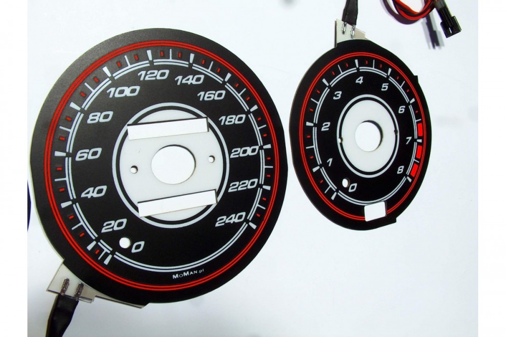 Плазмові накладки в приладку Mazda 323F BG/MX-3 вар. 2