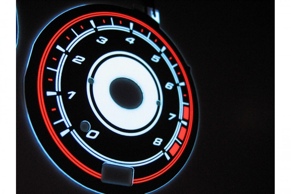 Плазмові накладки в приладку Mazda 323F BG/MX-3 вар. 2