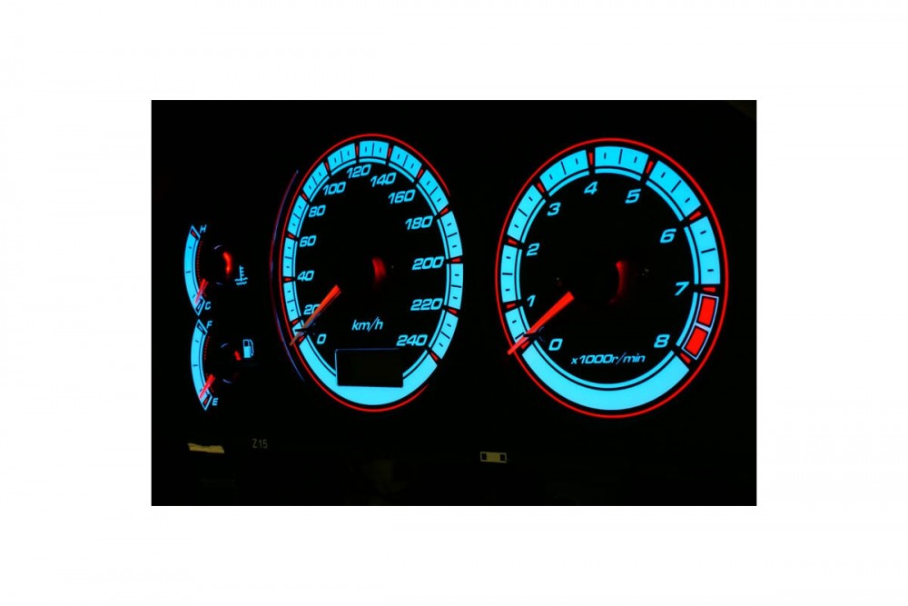 Тюнінгові накладки в щиток приладів Mazda 323F BA