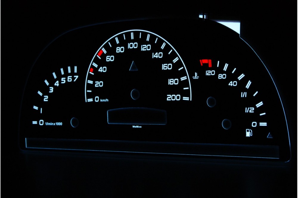 Плазмові накладки на панель приладів Mercedes Vito W638 рестайл вар. 1