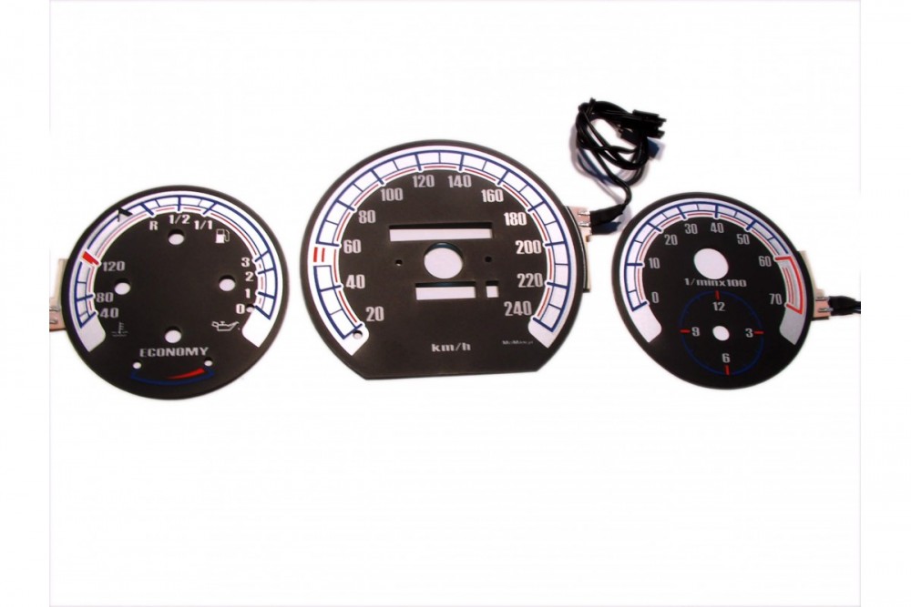 Плазмові накладки на панель приладів Mercedes W124/W126 вар. 3