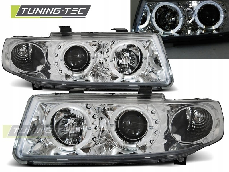 Фари передні angel eyes SEAT LEON 1, TOLEDO 2 1999-2004