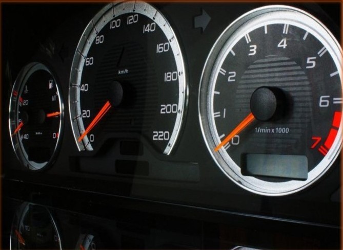 Кільця у щиток приладів Mercedes W210 дорест. / W202 FL / W208