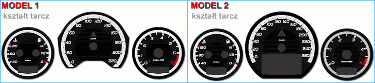 Накладки, що світяться в щиток приладів Mercedes W210 вер. 2