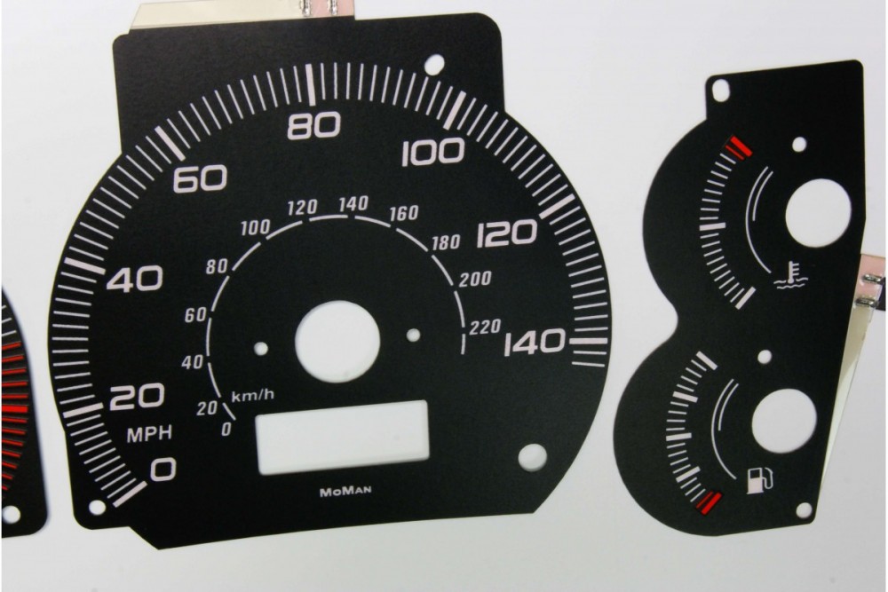 Тюнінг накладки на шкали приладів Mitsubishi Colt 1996-2003 вар. 1