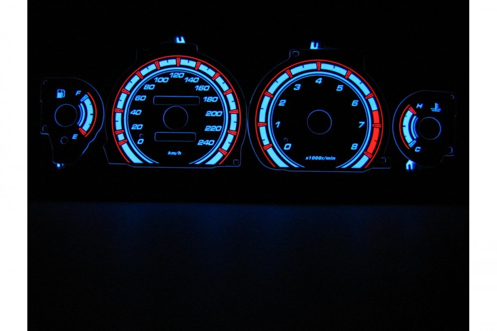 Накладки, що світяться, в щиток приладів Mitsubishi Galant 96-03