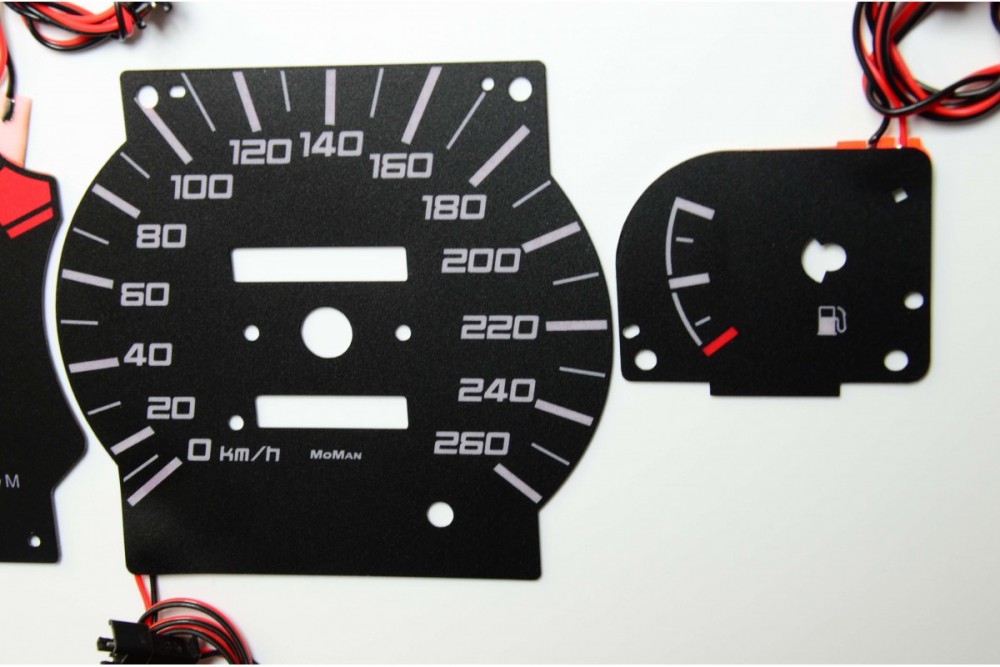 Тюнинговые накладки на шкалы приборов Nissan 200SX S14 / SILVIA 1993-1996 вер. 2