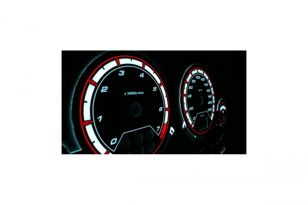 Накладки тюнінгові на панель приладів Opel Astra G Coupe вер. 1 (сірі)